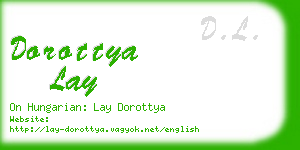 dorottya lay business card